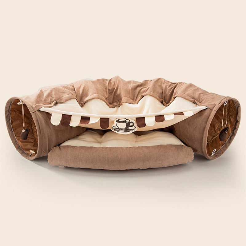 Collapsible Cat Tunnel Durable Washable Collapsible